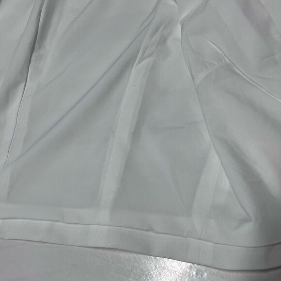 NWT Aqua | Womens White Crepe Cropped Tux Suit Jacket Blazer M - Picture 7 of 8